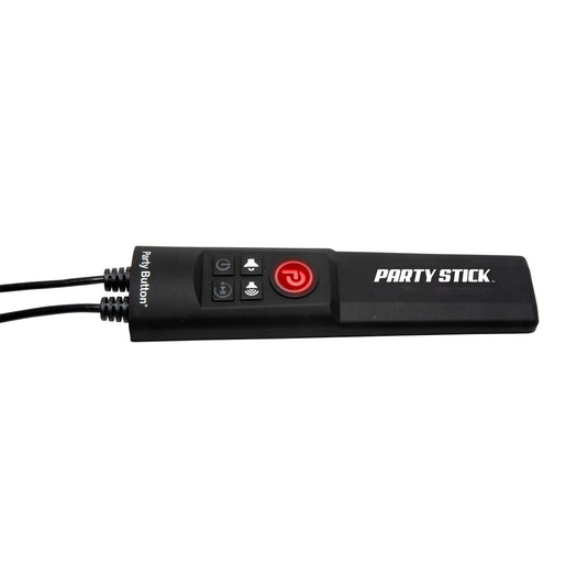 Party Stick | Wireless Music Sharing Adapter | one-click Party Button pairing | USB Powered | Mini Jack Audio Output