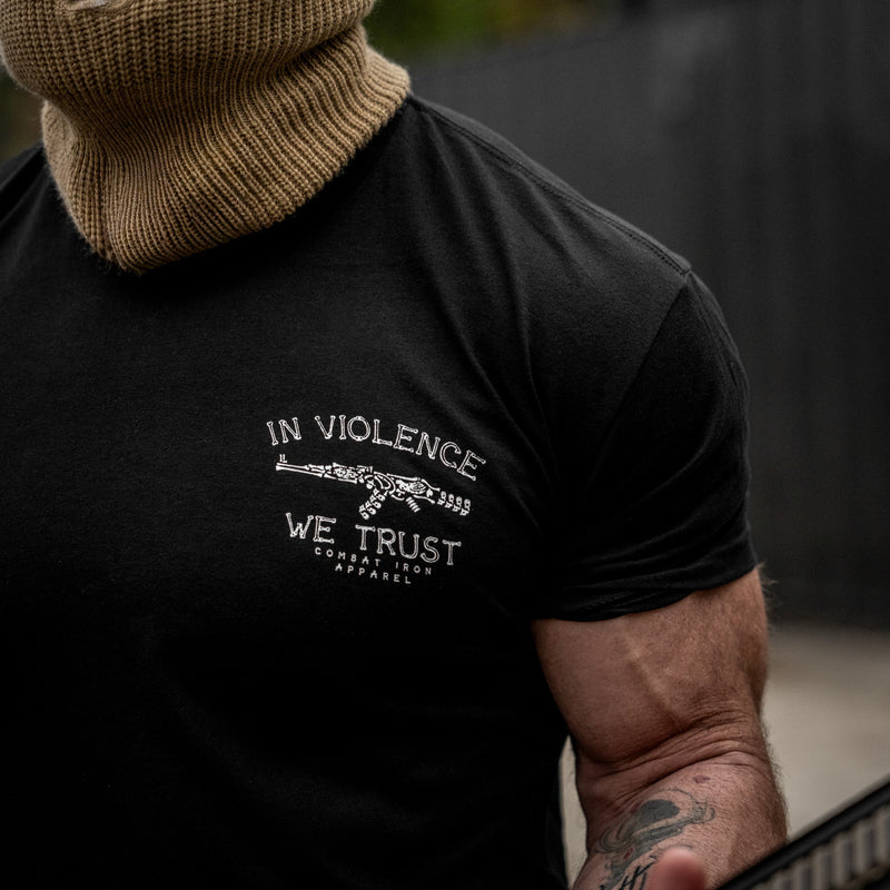 Load image into Gallery viewer, In Violence We Trust Men's T-Shirt
