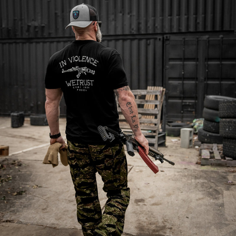 Load image into Gallery viewer, In Violence We Trust Men's T-Shirt
