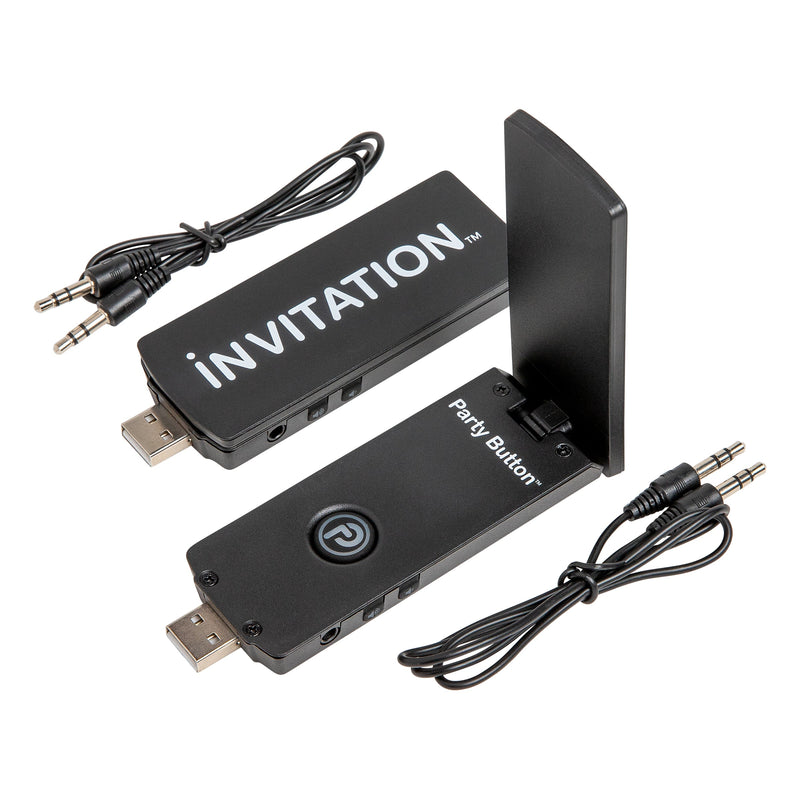 Load image into Gallery viewer, iNVITATION USB multi-sync wireless adapters with one-click Party Button pairing (2pcs)
