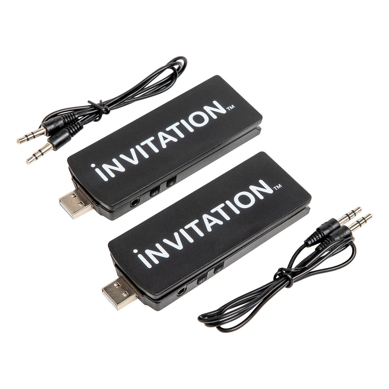 Load image into Gallery viewer, iNVITATION USB multi-sync wireless adapters with one-click Party Button pairing (2pcs)
