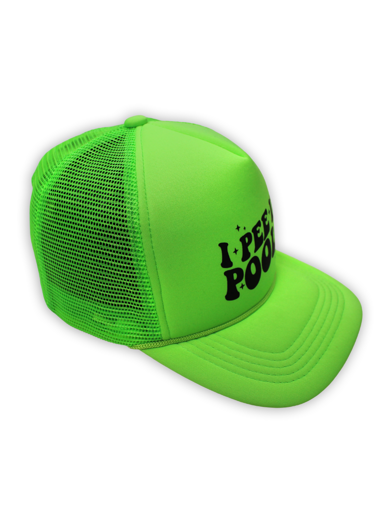 Load image into Gallery viewer, I P IN POOLS FOAM TRUCKER HAT

