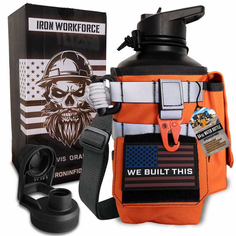 Load image into Gallery viewer, 64oz Iron Workforce Bottles
