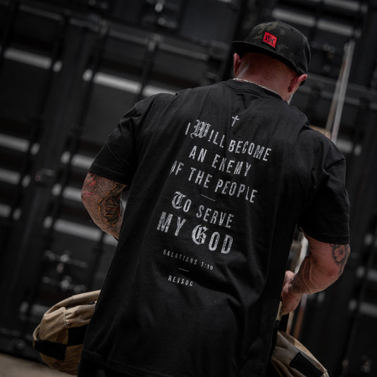 I Will Become An Enemy To The People Heavyweight Men's T-Shirt