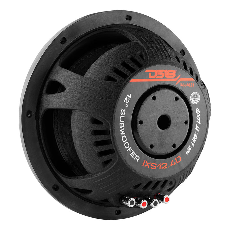 Load image into Gallery viewer, IXS Shallow-Mount 12&quot; Fiber Glass Subwoofer 800 Watts Rms DVC 4-Ohm
