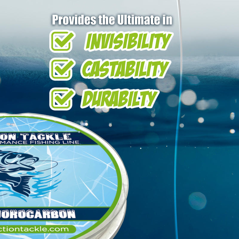 Load image into Gallery viewer, Reaction Tackle Ice Fluorocarbon Fishing Line or Leader

