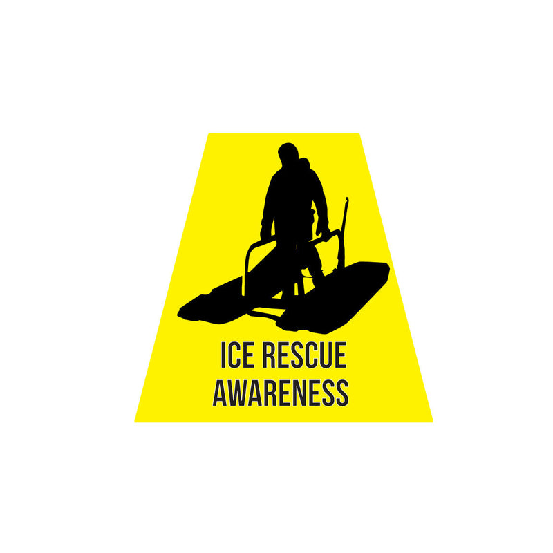 Load image into Gallery viewer, ICE RESCUE AWARENESS REFLECTIVE HELMET (TET) TETRAHEDRON
