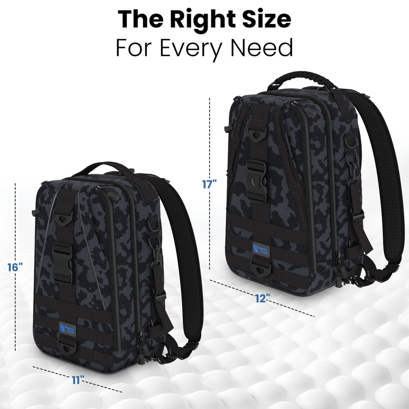 Load image into Gallery viewer, Reaction Tackle Fishing Tackle 2-in-1 Sling Bag/Backpack- 3 Sizes
