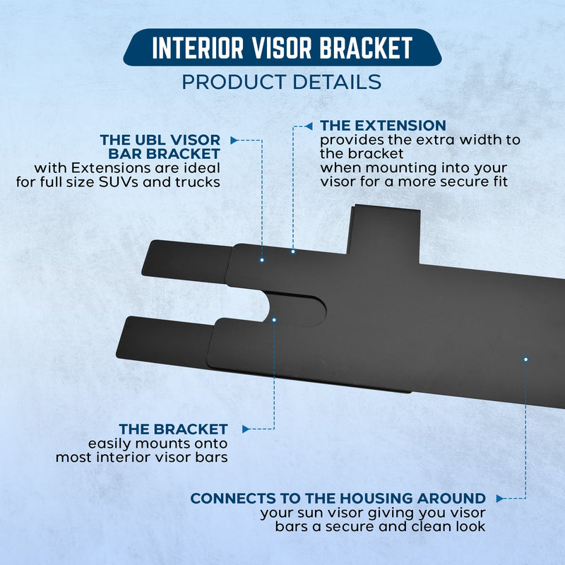 Load image into Gallery viewer, UBL Interior Visor Bracket with Extension
