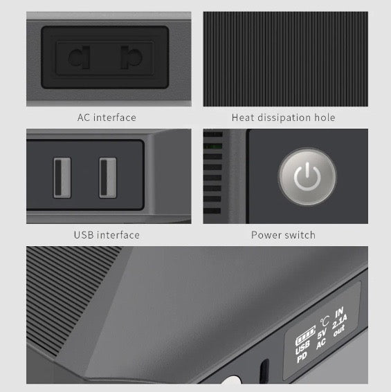 Load image into Gallery viewer, 100W Portable Power Station - Camo
