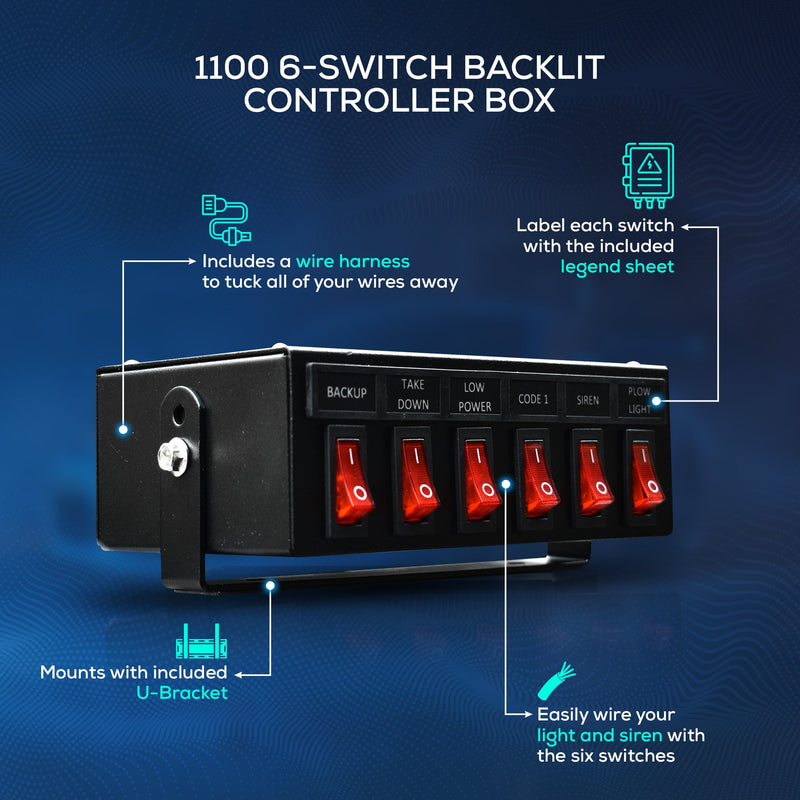 Load image into Gallery viewer, UBL 1100 6-Switch Box
