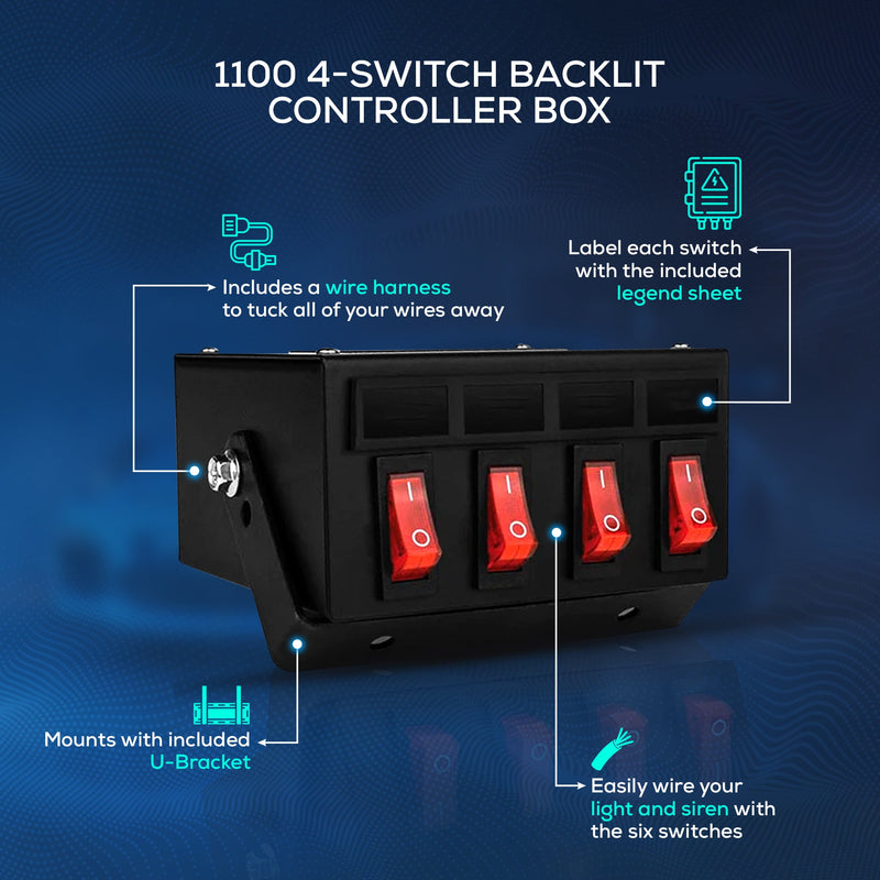 Load image into Gallery viewer, UBL 1100 4-Switch Box
