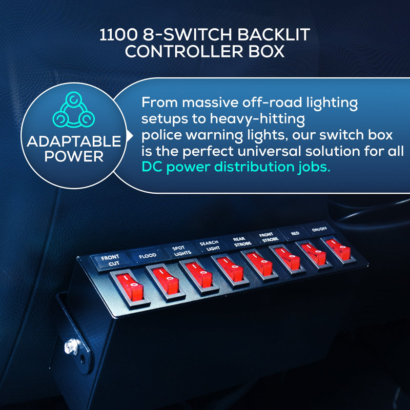 Load image into Gallery viewer, UBL 1100 8-Switch Box
