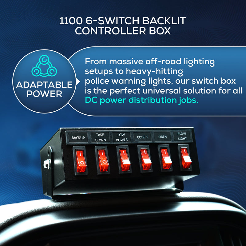 Load image into Gallery viewer, UBL 1100 6-Switch Box
