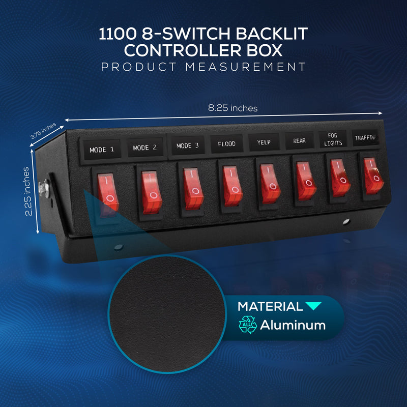 Load image into Gallery viewer, UBL 1100 8-Switch Box
