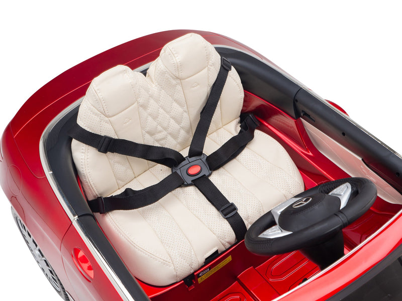 Load image into Gallery viewer, Pink Princess Mercedes Ride On Car For Girls W/Magic Cars® Wireless Parental Control
