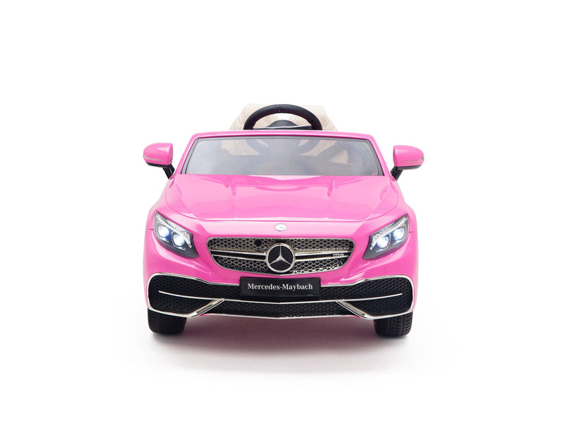 Load image into Gallery viewer, Pink Princess Mercedes Ride On Car For Girls W/Magic Cars® Wireless Parental Control
