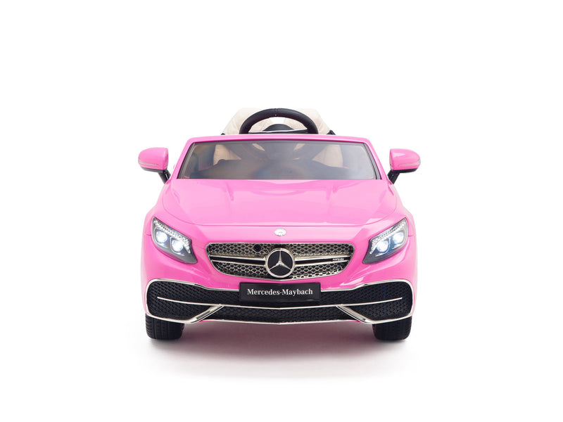 Load image into Gallery viewer, Pink Princess Mercedes Ride On Car For Girls W/Magic Cars® Wireless Parental Control
