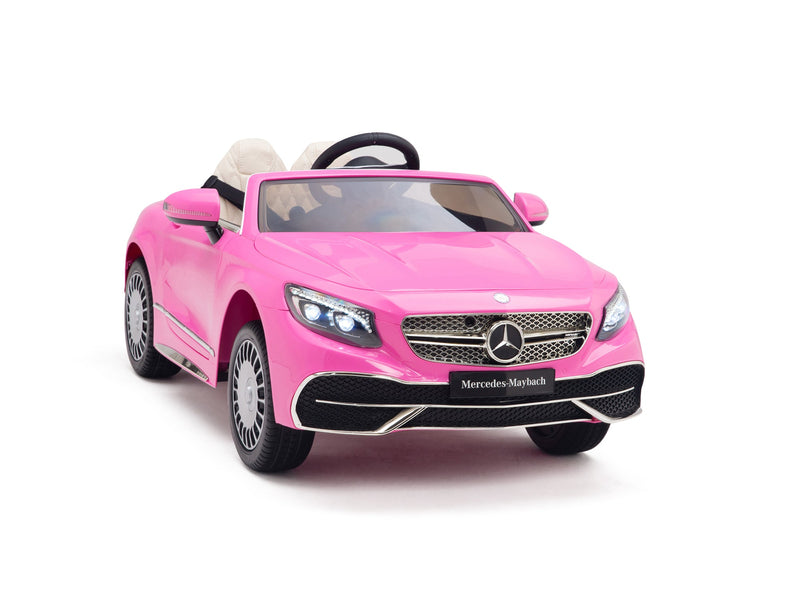 Load image into Gallery viewer, Pink Princess Mercedes Ride On Car For Girls W/Magic Cars® Wireless Parental Control
