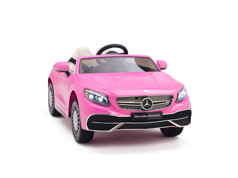 Load image into Gallery viewer, Pink Princess Mercedes Ride On Car For Girls W/Magic Cars® Wireless Parental Control
