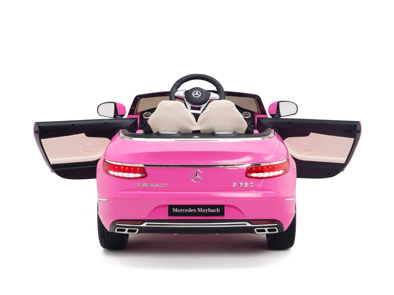 Load image into Gallery viewer, Pink Princess Mercedes Ride On Car For Girls W/Magic Cars® Wireless Parental Control
