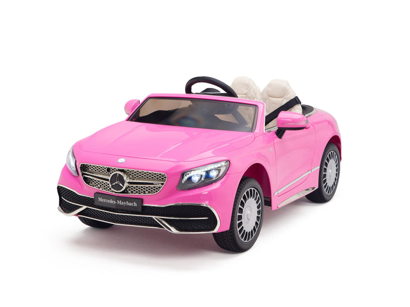 Load image into Gallery viewer, Pink Princess Mercedes Ride On Car For Girls W/Magic Cars® Wireless Parental Control

