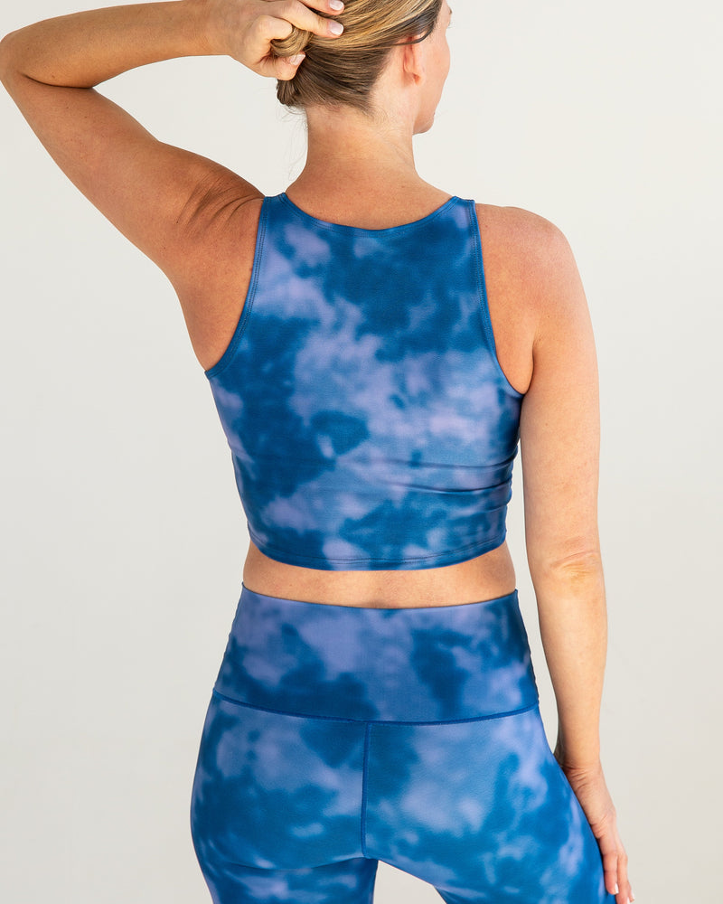 Load image into Gallery viewer, Indigo Fog Crop Top
