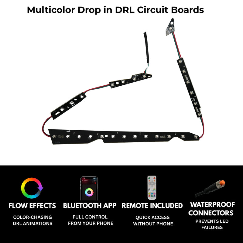 Load image into Gallery viewer, (2010-2013) Infiniti G37 Multicolor Flow DRL Boards (for Spyder Headlights only)
