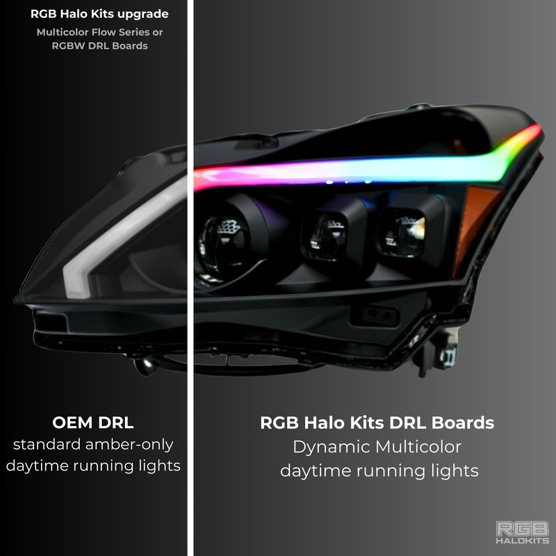 Load image into Gallery viewer, (2010-2013) Infiniti G37 Multicolor Flow DRL Boards (for Spyder Headlights only)
