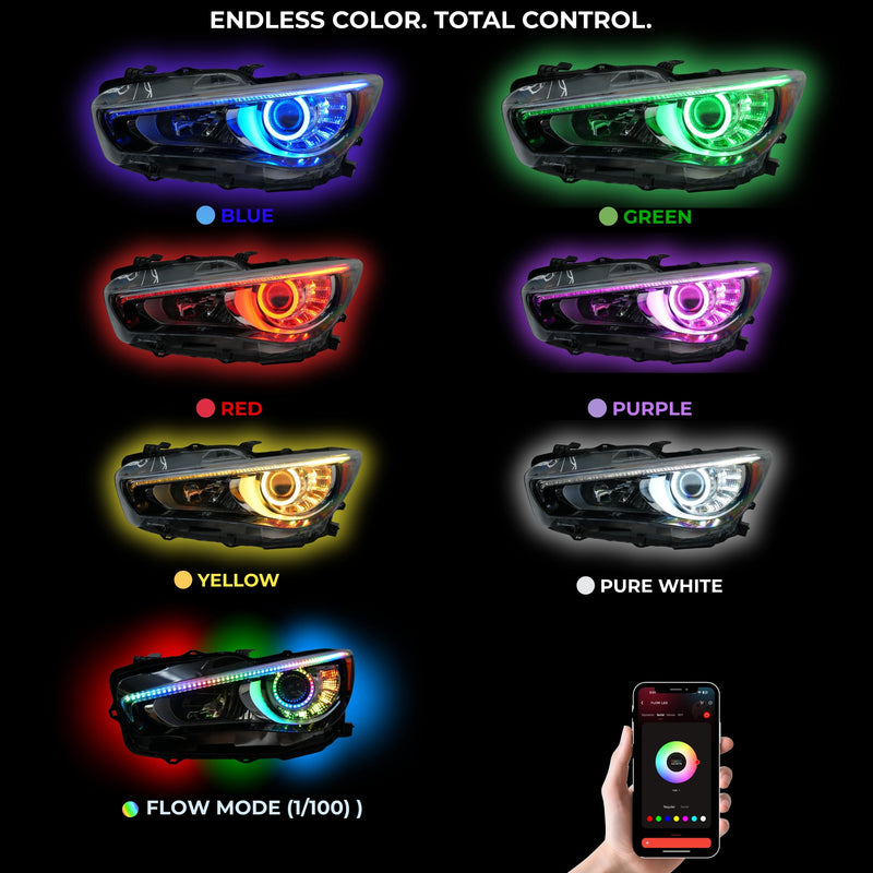 Load image into Gallery viewer, Infiniti Q50 Multicolor Flow DRL Boards (2014-2024)
