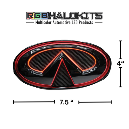 Infiniti Q50 Multicolor Flow LED emblem (2014-2024)