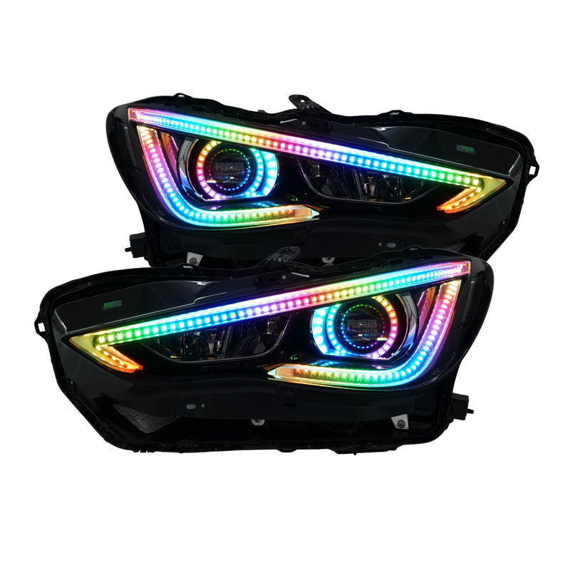 Load image into Gallery viewer, Infiniti Q60 Multicolor Flow DRL Boards (2016-2022)
