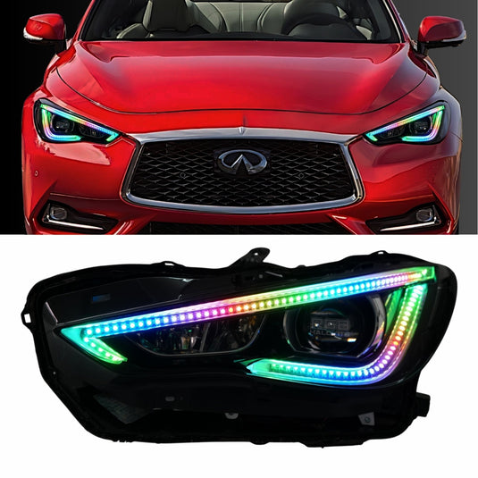 Infiniti Q60 Multicolor Flow DRL Boards (2016-2022)