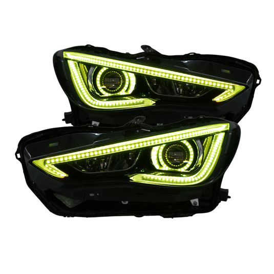 Infiniti Q60 Multicolor Flow DRL Boards (2016-2022)