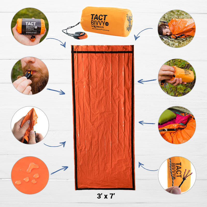 Load image into Gallery viewer, Tact Bivvy® 2.0 Emergency Sleeping Bag
