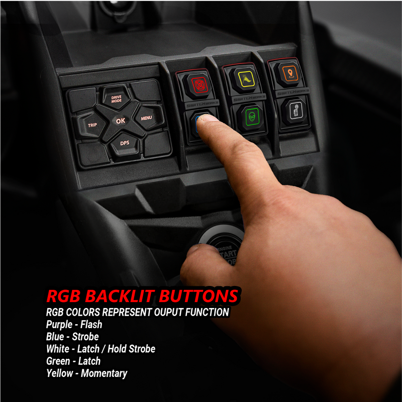 Load image into Gallery viewer, Sierra6, 6-Switch, 3-Rocker Electronic Accessory Smart Switcher - Universal
