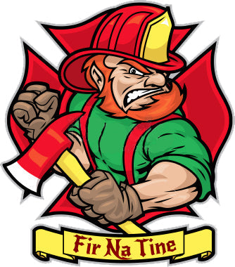 IRISH FIREFIGHTER WINDOW DECAL