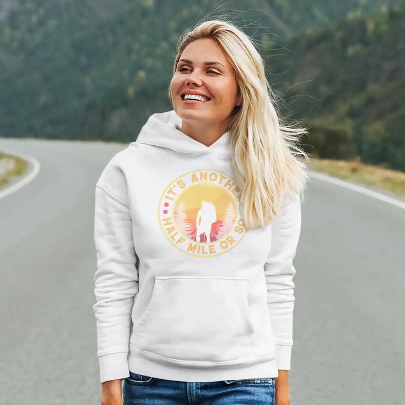 Load image into Gallery viewer, It&#39;s Another Half Mile Or So Unisex Hoodie
