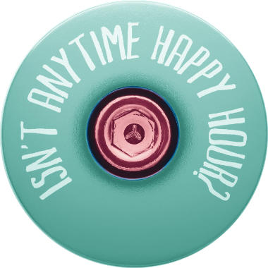 Load image into Gallery viewer, It's 5 of the Clock Anytime - Custom Bicycle Headset Cap
