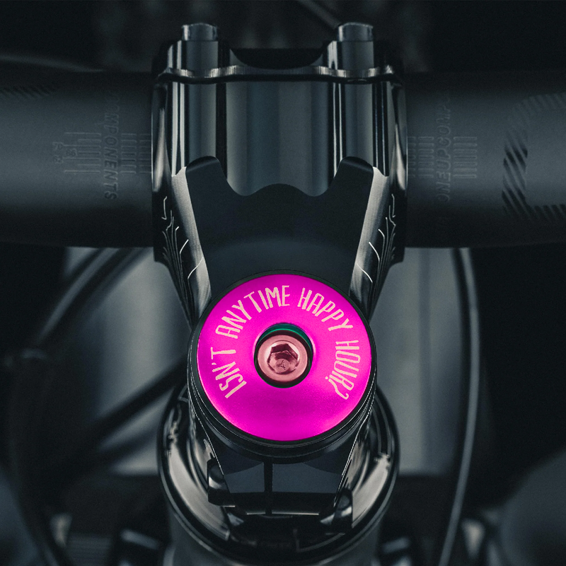Load image into Gallery viewer, It's 5 of the Clock Anytime - Custom Bicycle Headset Cap
