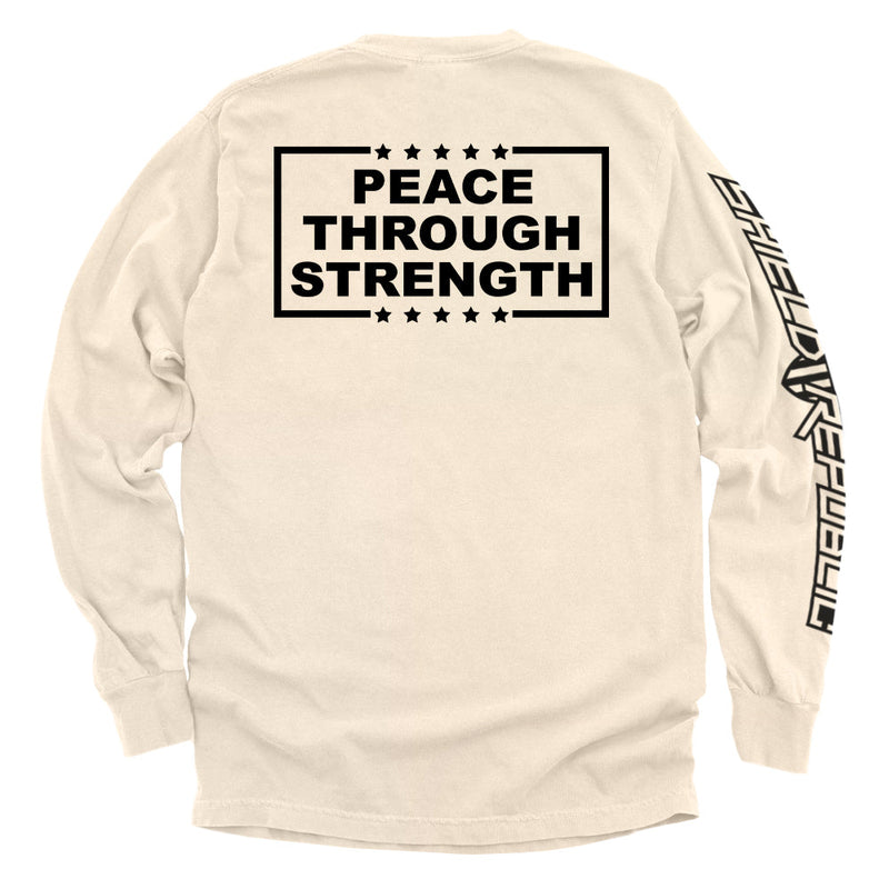 Load image into Gallery viewer, Peace Through Strength White

