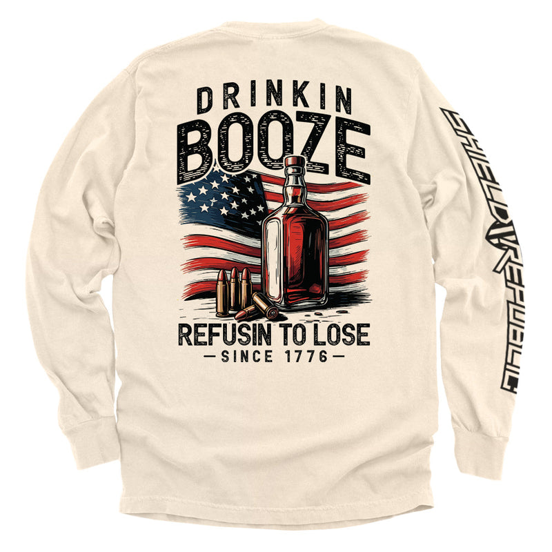 Load image into Gallery viewer, Drinkin' Booze Refusin' To Lose
