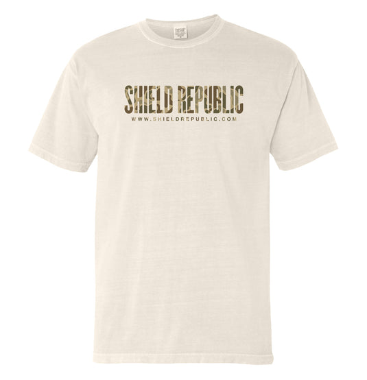 Shield Republic Duck Camo Banner Text (Front)