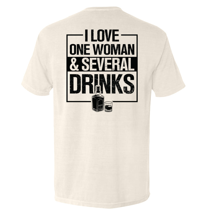 Load image into Gallery viewer, I Love One Woman &amp; Several Drinks
