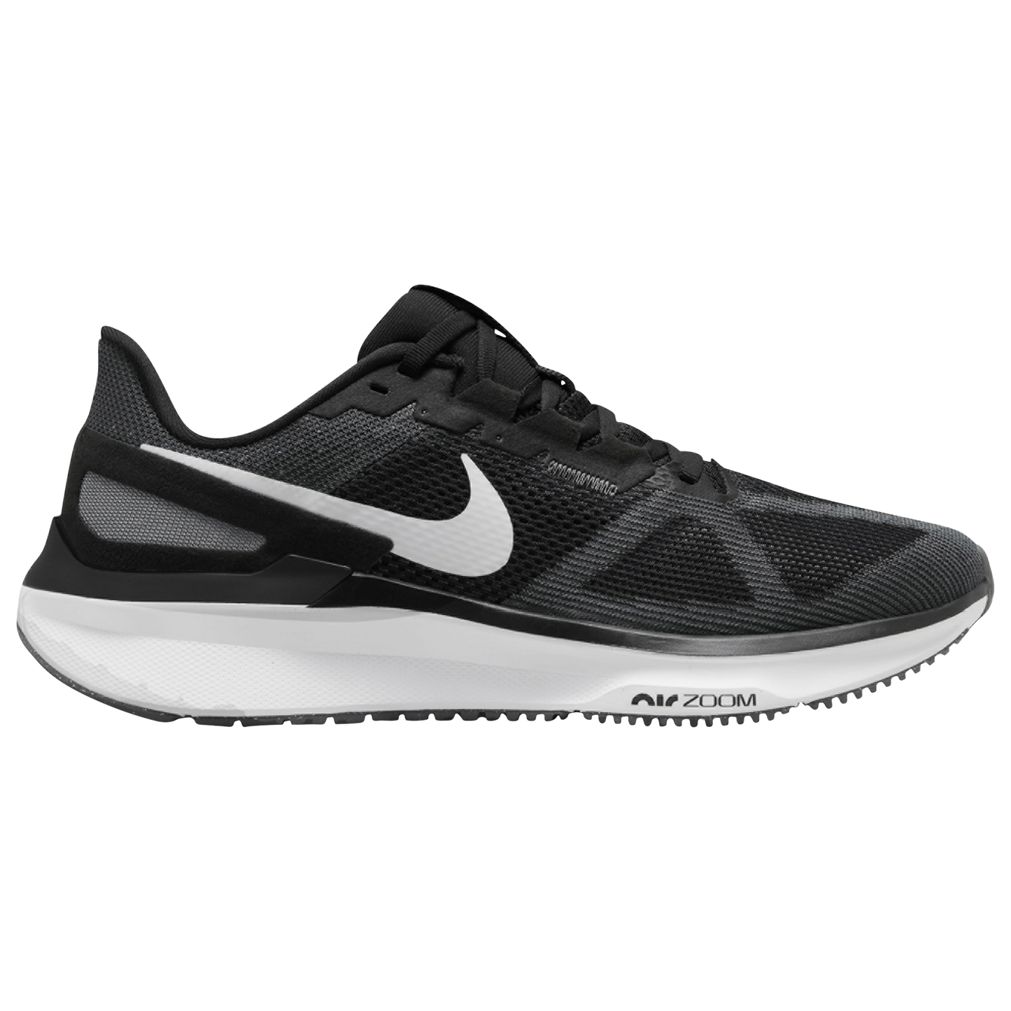 Women's Nike Structure 25, Black/White-Dark Smoke Grey, 7 D Wide - Skoutley Outdoors LLC