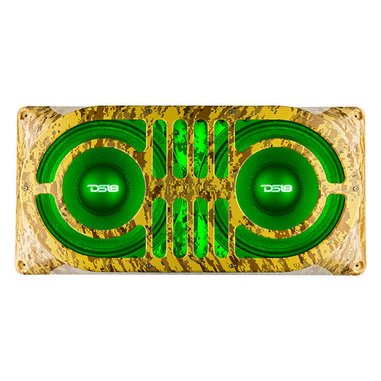 DS18 JBASS/CM Exclusive Jeep Gate Enclosure for 2x10