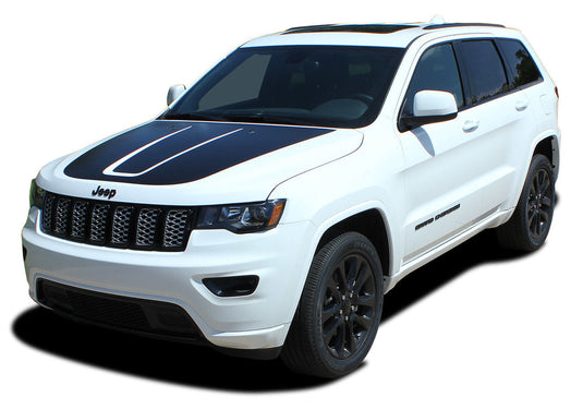 Stripe Hood Decal for 2011-2022 Jeep Grand Cherokee