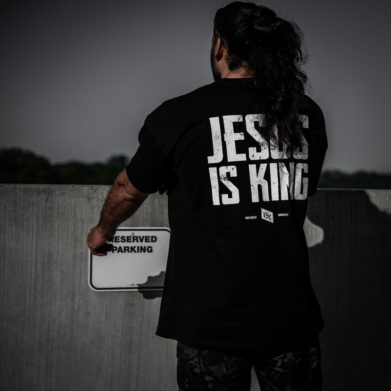 Load image into Gallery viewer, Jesus Is King Heavyweight Men's T-Shirt
