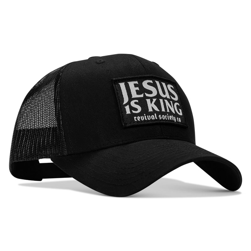 Load image into Gallery viewer, Jesus Is King Patch Snapback Hat
