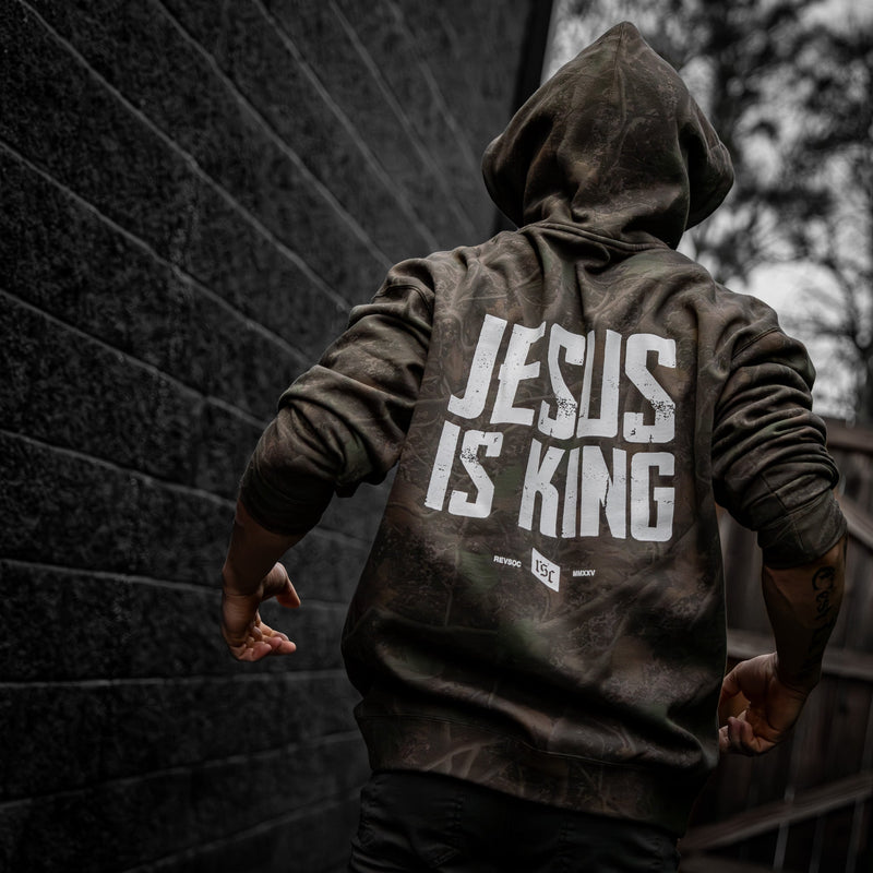 Load image into Gallery viewer, Jesus Is King Heavyweight Hoodie
